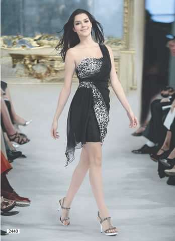 Cocktailkleid von Juju & Christine in Satin/Chiffon